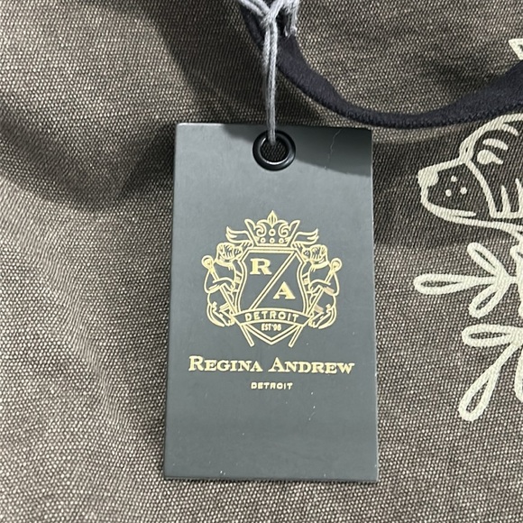 NWT Regina Andrew Detroit Born To Create Cotton Canvas Logo Tote Bag - Picture 7 of 8